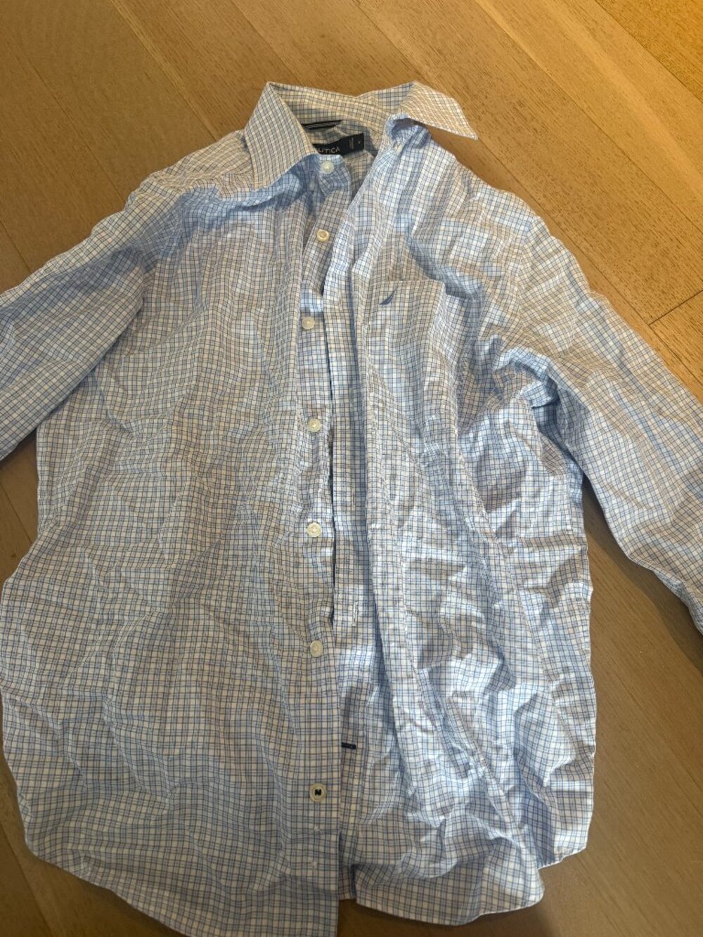 MENS NAUTICA BUTTON DOWN DRESS SHIRT